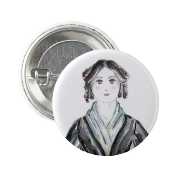 Louisa May Alcott Pin