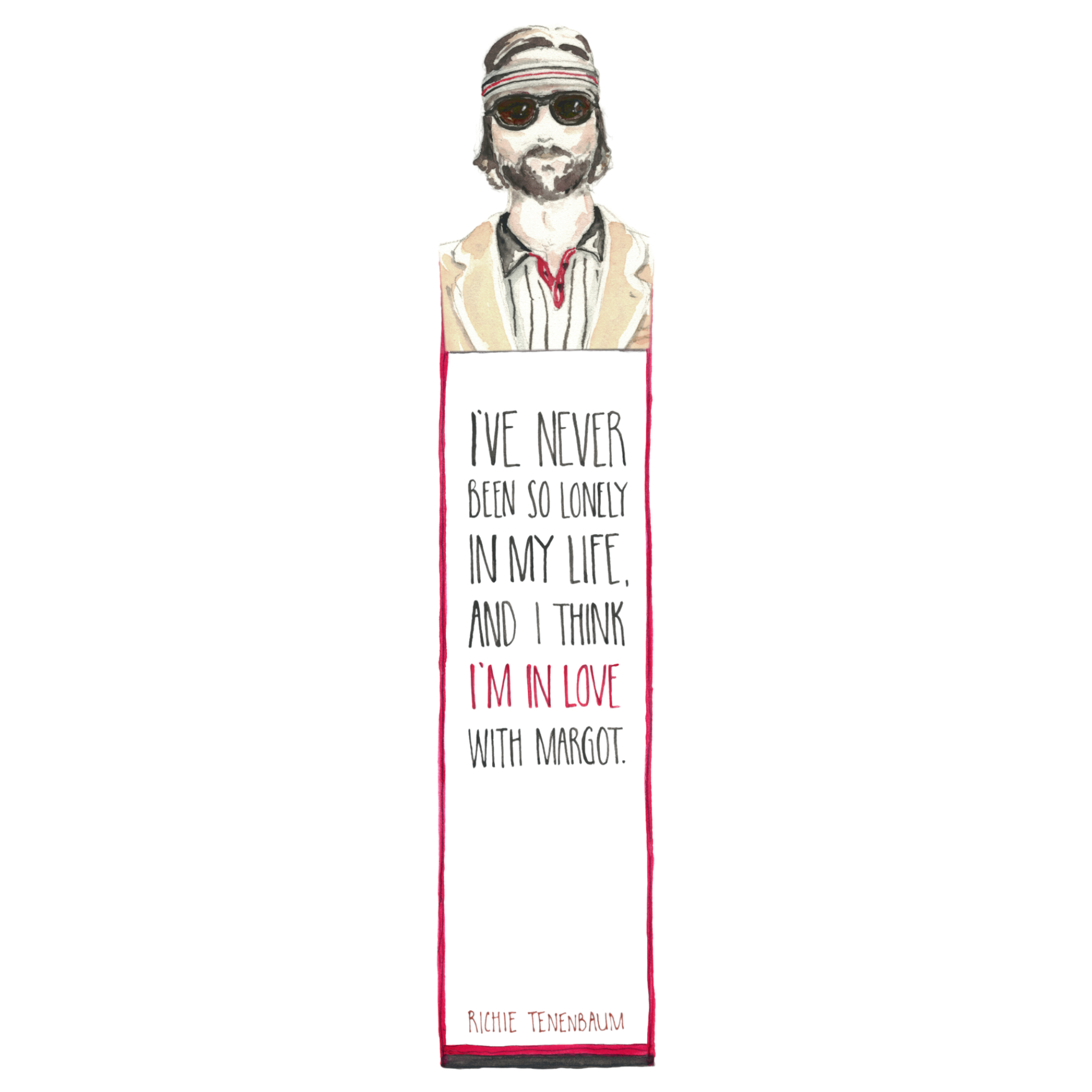 The Royal Tenenbaums - Richie Tenenbaum Bookmark