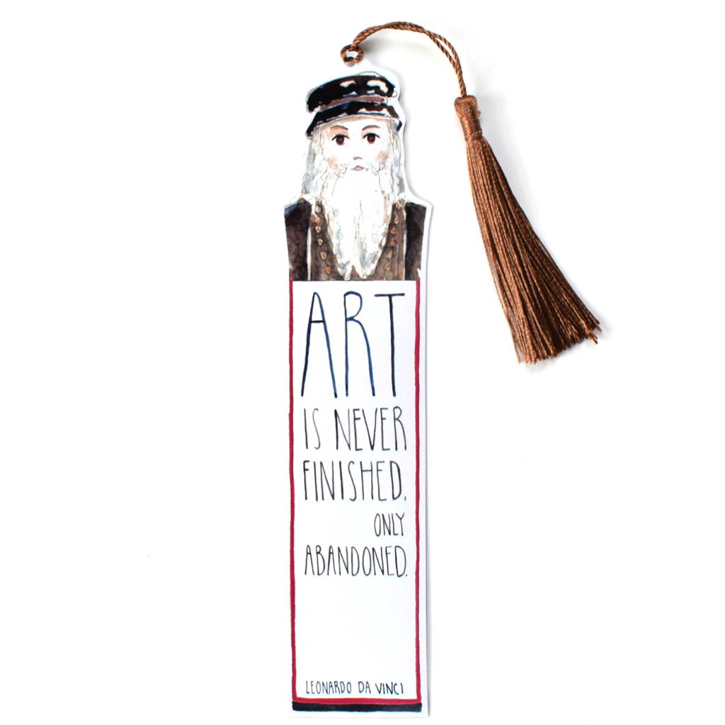 Leonardo da Vinci Bookmark