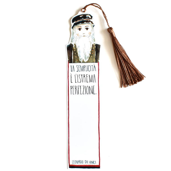 Leonardo da Vinci Bookmark