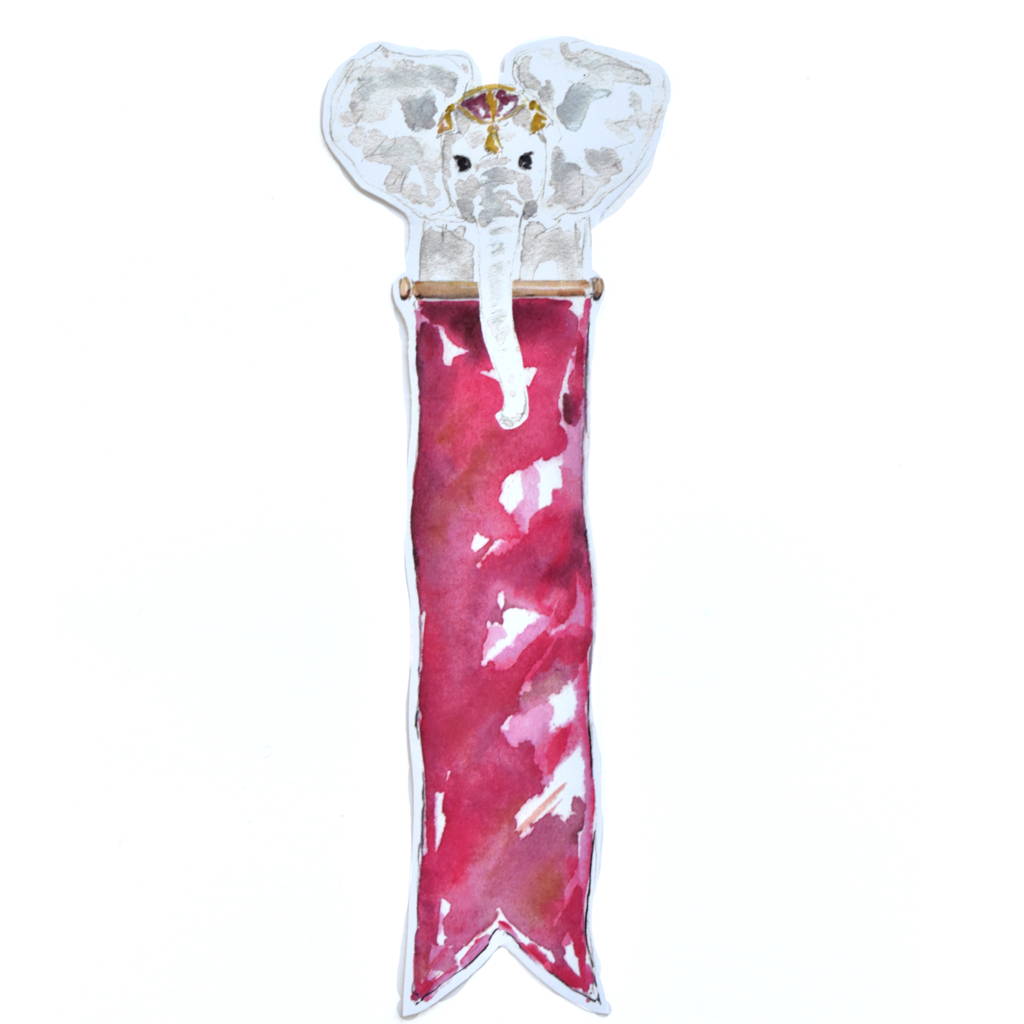 Circus Baby Elephant Bookmark
