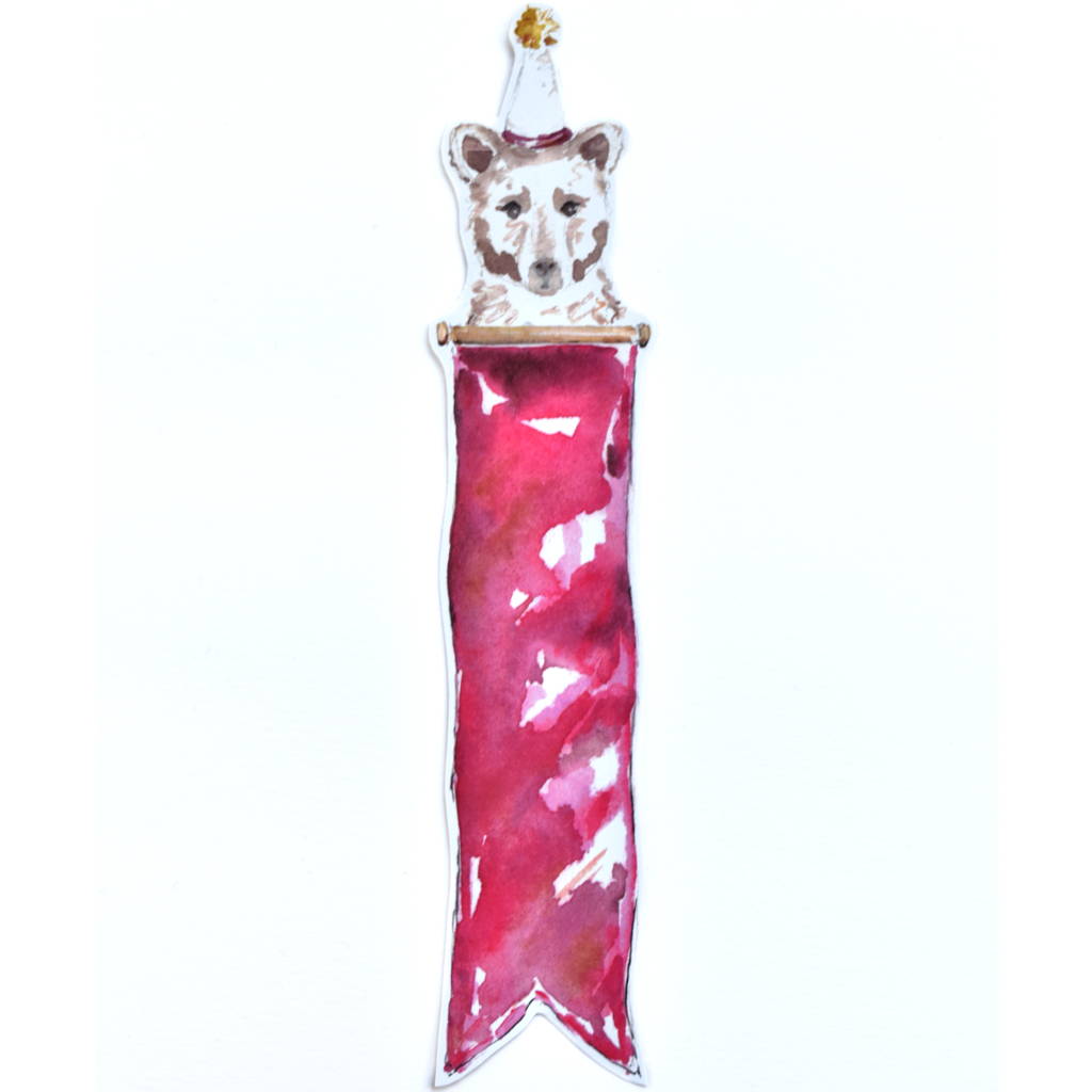 Circus Bear Bookmark