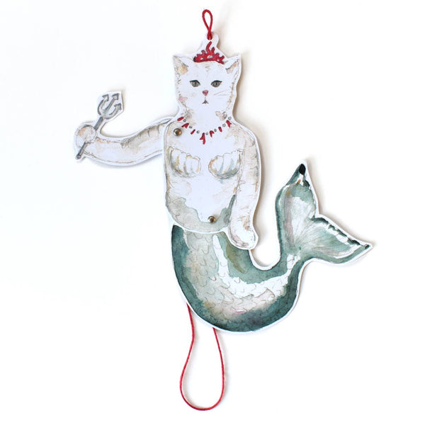Cat Mermaid Card