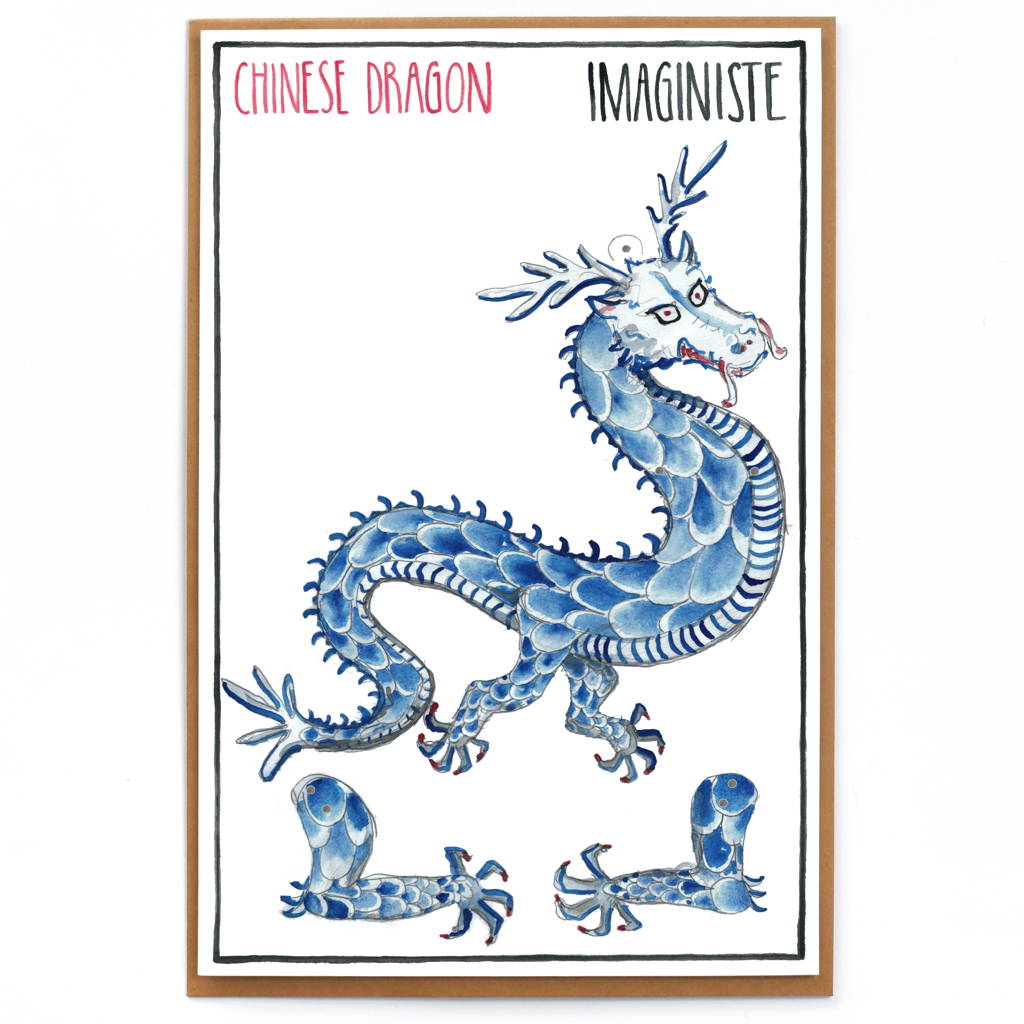 Chinese Dragon Card