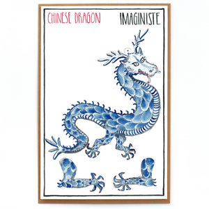 Chinese Dragon Card