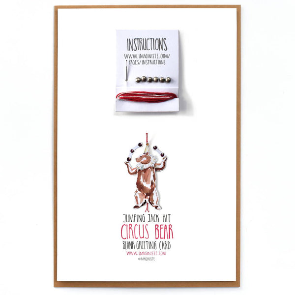Circus Bear Card