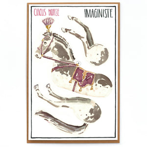 Circus Horse Card