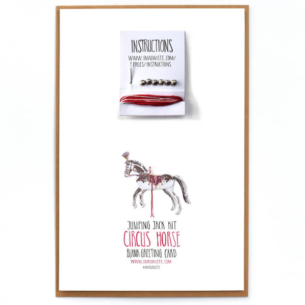 Circus Horse Card