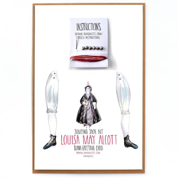 Louisa May Alcott Card